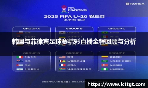 韩国与菲律宾足球赛精彩直播全程回顾与分析